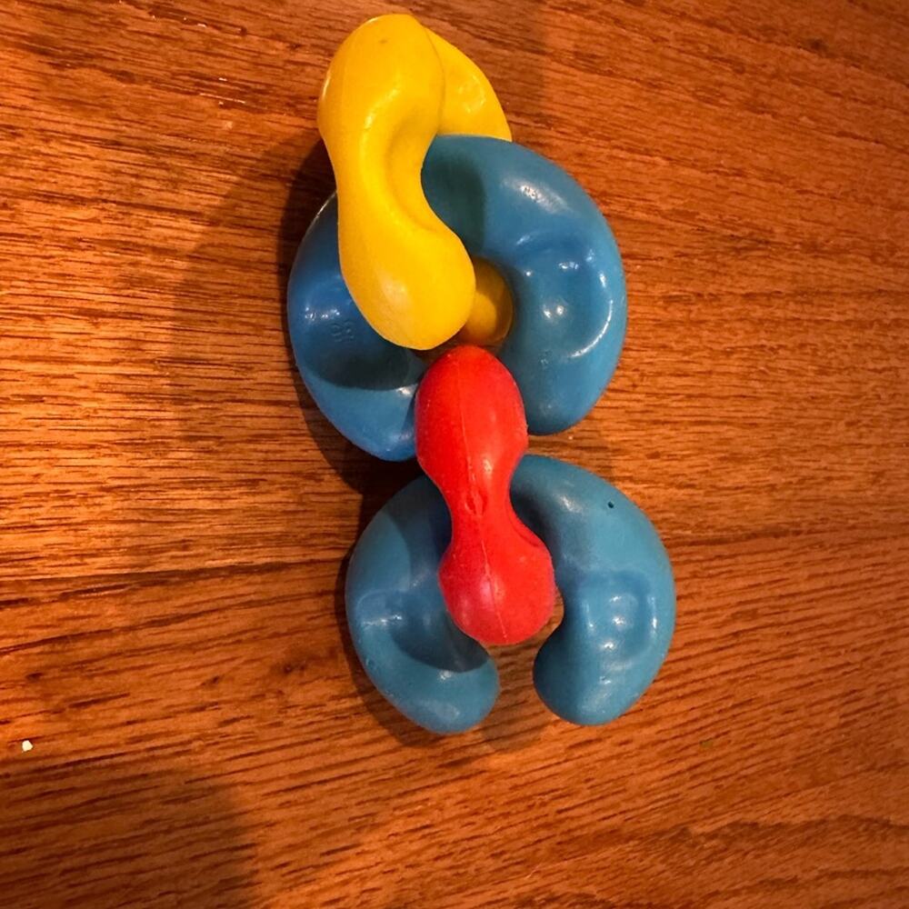 Vintage Tupperware Building Toys Chain Links Beans Plastic Snap